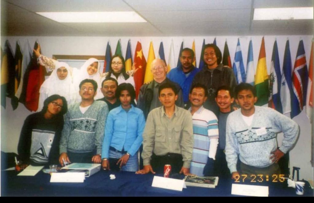 Foto saat studi di ITD Amherst Massachusetts 2002