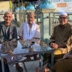 Pertemuan Tawaf Indonesia di halaman mesjid seusai rapat dan shalat subuh berjamaah. Selasa 221220.