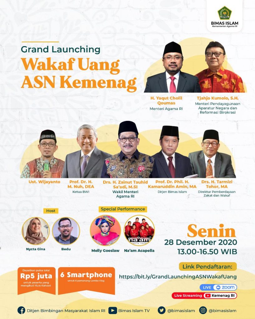 launching wakaf uang.2