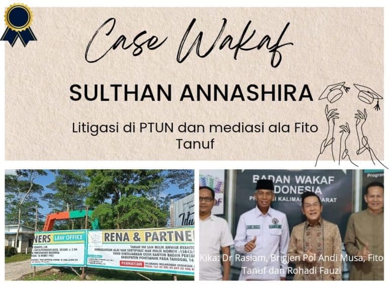 Wakaf Sultan Annashira dan Kedatangan Fito Tanuf atas Nama Anwar Ryanto Lim ke BWI Kalbar .3