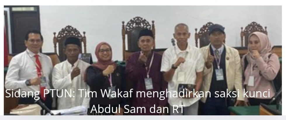 Wakaf Sultan Annashira dan Kedatangan Fito Tanuf atas Nama Anwar Ryanto Lim ke BWI Kalbar .4