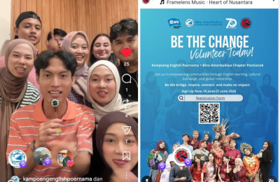 Kampoeng English Poernama Cq Bina Antarbudaya Chapter Pontianak Open Recruetment.1