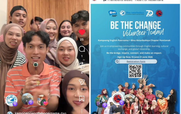 Kampoeng English Poernama Cq Bina Antarbudaya Chapter Pontianak Open Recruetment.1