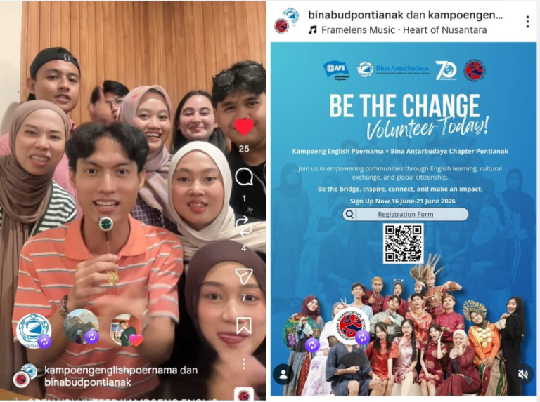 Kampoeng English Poernama Cq Bina Antarbudaya Chapter Pontianak Open Recruetment.1
