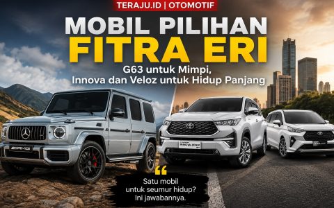 Mobil Seumur Hidup Pilihan Fitra Eri: Mercedes G63 untuk Hati, Innova untuk Akal